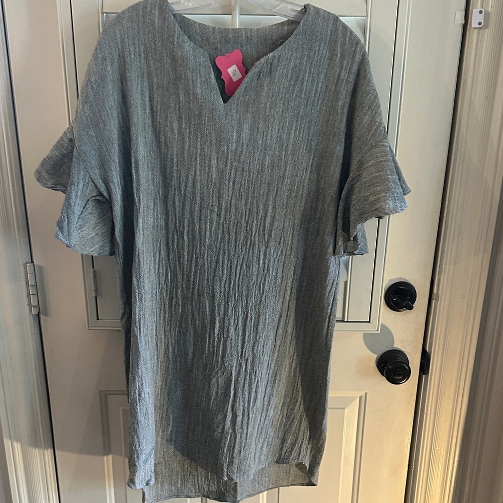 Chic Gray Mini Dress